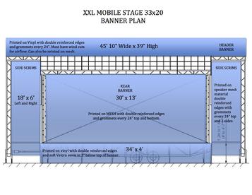 XXL Banner Package, Colorado Mobile Staging